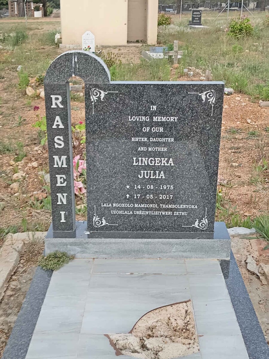 RASMENI Lingeka Julia 1975-2017