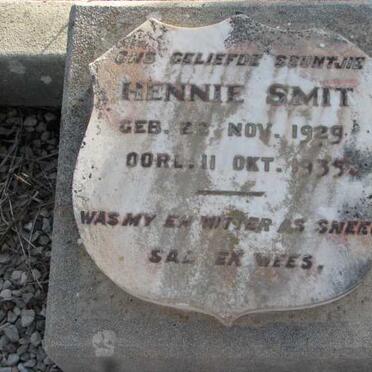 SMIT Hennie 1929-1935