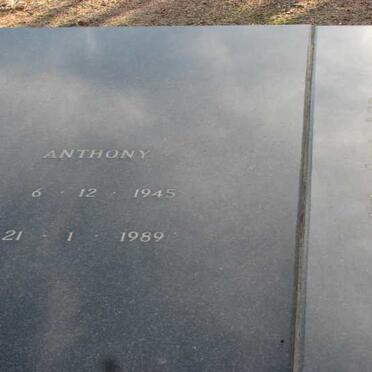 STEYN Anthony 1945-1989 &amp; Martha Johanna DE VILLIERS 1945-1986