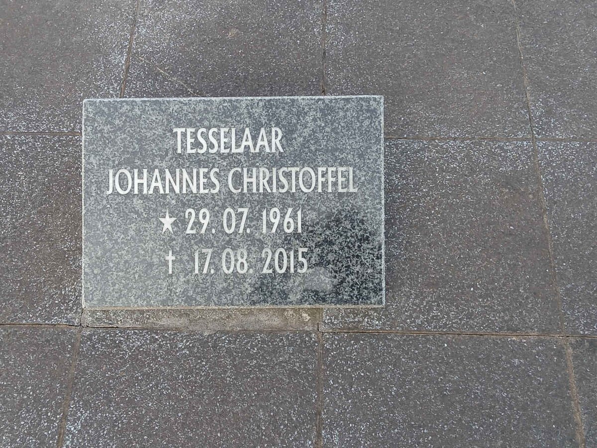 TESSELAAR Johannes Christoffel 1961-2015