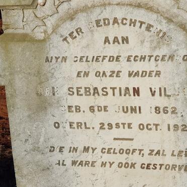VILJOEN Jan Sebastiaan 1862-192?