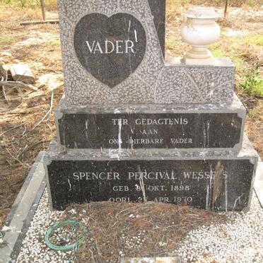 WESSELS Spencer Percival 1898-1970