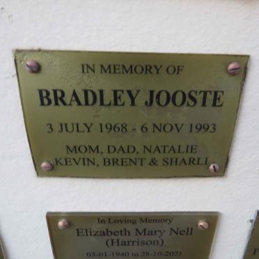 JOOSTE Bradley 1968-1993