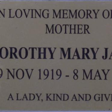JAMES Dorothy Mary 1919-1990
