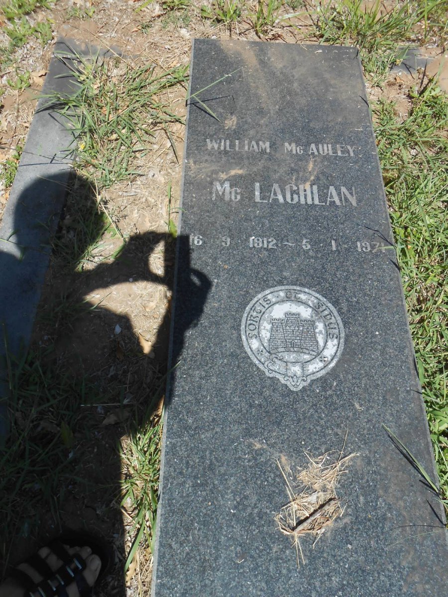 McLACHLAN William McAuley 1912-1971