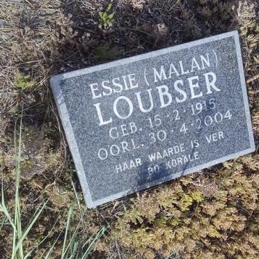 LOUBSER Essie nee MALAN 1915-2004