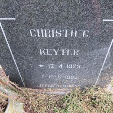 KEYTER Christo C. 1929-1985