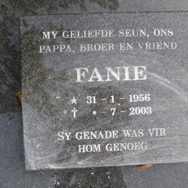 KLEYN Fanie 1956-2003