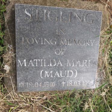 STIGLING Matilda Maria 1916-1995