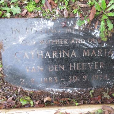 HEEVER Catharina Maria, van den 1883-1974