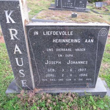 KRAUSE Joseph Johannes 1907-1986