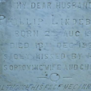 LINDEBOOM Phillip 1902-1932