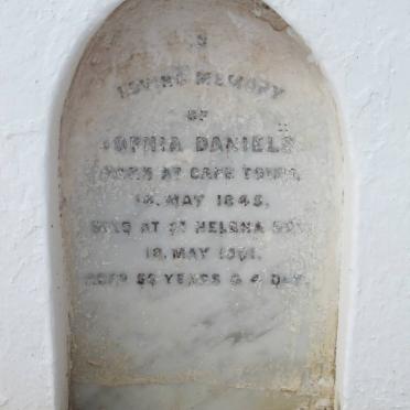 DANIELS Sophia 1845-1901