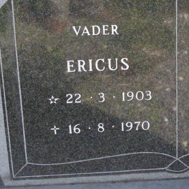 FOURIE Ericus 1903-1970 &amp; Catharina 1908-1989