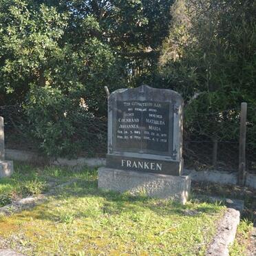 FRANKEN Coenraad Johannes 1883-1955 & Mathilda Maria 1891-1972
