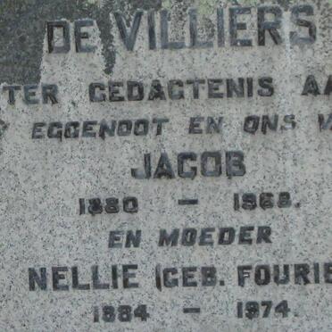 VILLIERS Jacob, de 1880-1968 &amp; Nellie FOURIE 1884-1974
