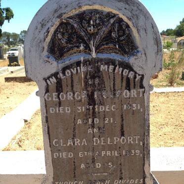 DELPORT George -1931 :: DELPORT Clara -1939