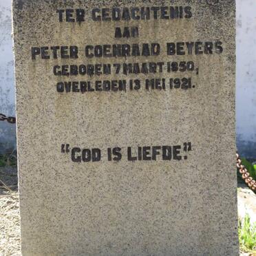 BEYERS Peter Coenraad 1850-1921