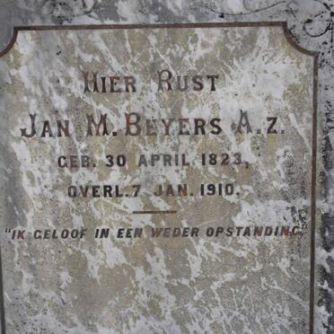 BEYERS Jan M. 1823-1910