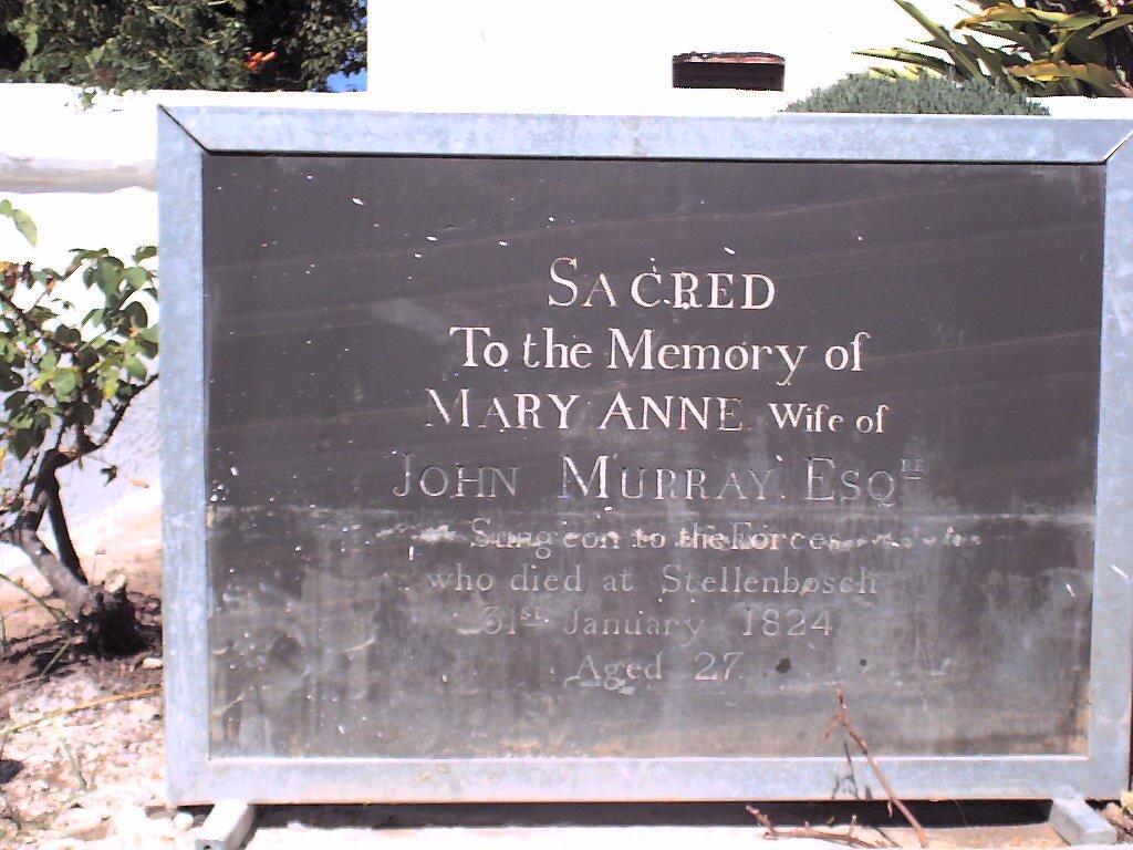 MURRAY Mary Anne -1824