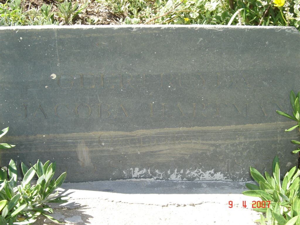 HARTMAN Geertruyda Jacoba -1837