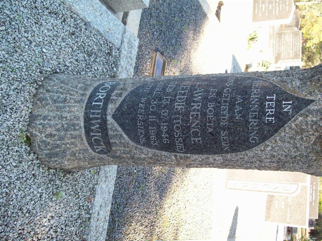 BORTHWICK Lawrence Tweedie 1946-1963