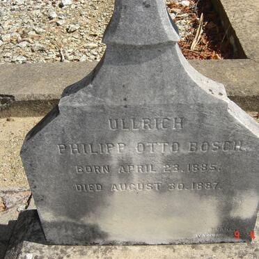 BOSCH Ullrich Philipp Otto 1885-1887