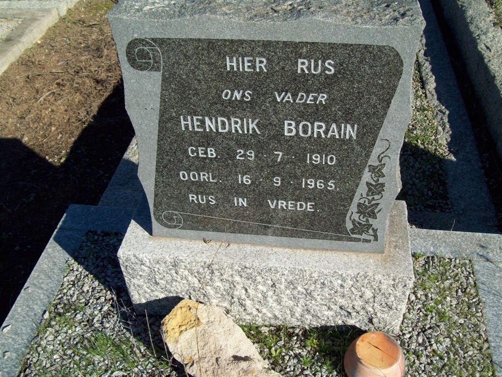 BORAIN Hendrik 1910-1965