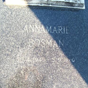 BOSMAN Annamarie 1949-1960