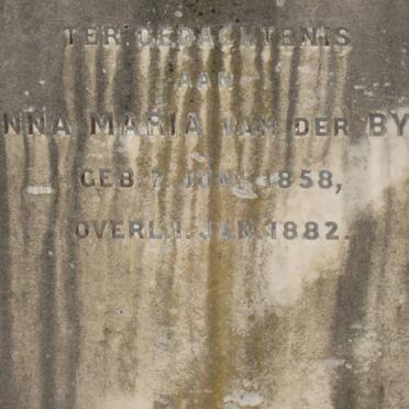 BYL Anna Maria, van der 1858-1882