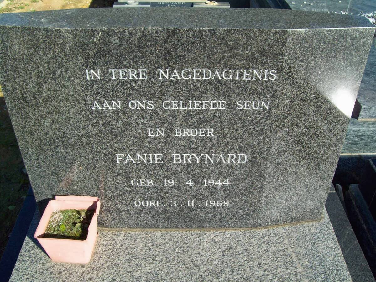 BRYNARD Fanie 1944-1969