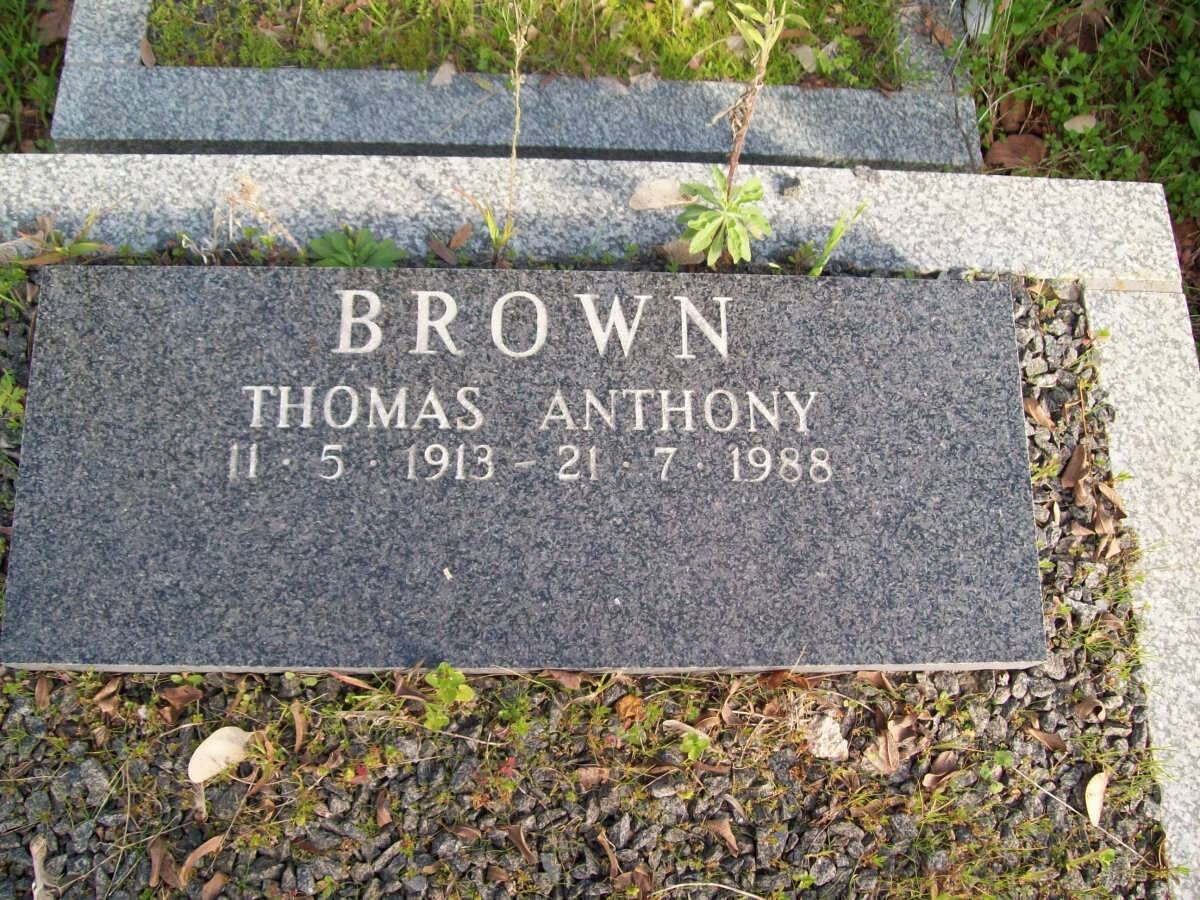 BROWN Thomas Anthony 1913-1988