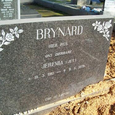 BRYNARD Jeremia 1910-1979