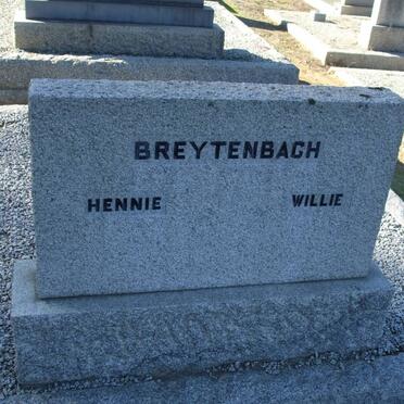 BREYTENBACH Hennie 1903-1991 &amp; Willie 1911-1960