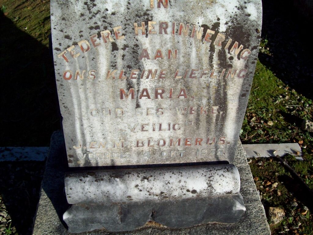 BLOMERUS Maria -1935