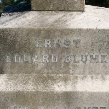BLUME Ernst Eduard 1859-1898 &amp; Christina Elizabeth BRINK 1861-1898