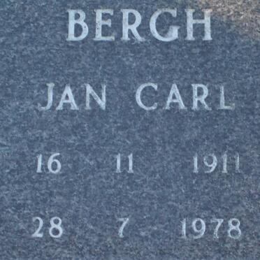 BERGH Jan Carl 1911-1978