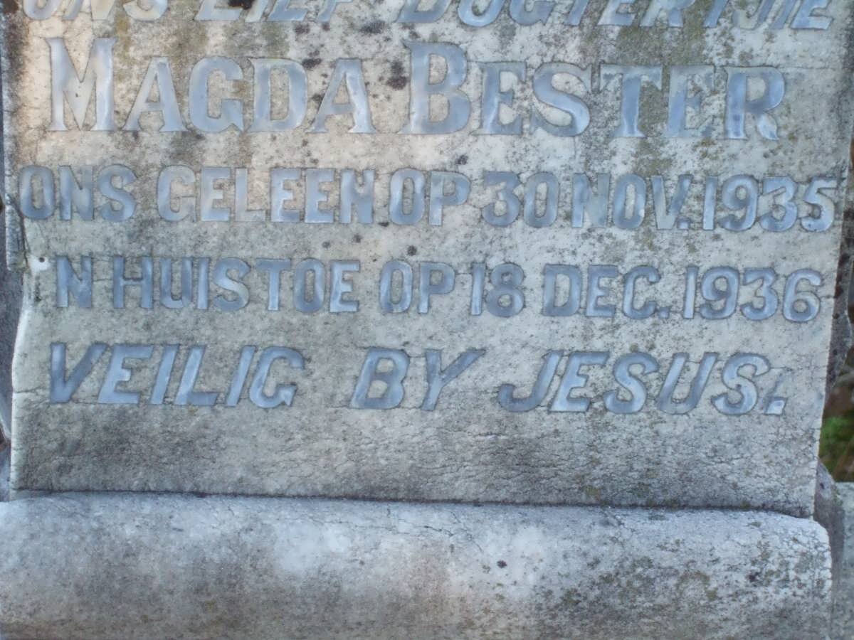 BESTER Magda 1935-1936