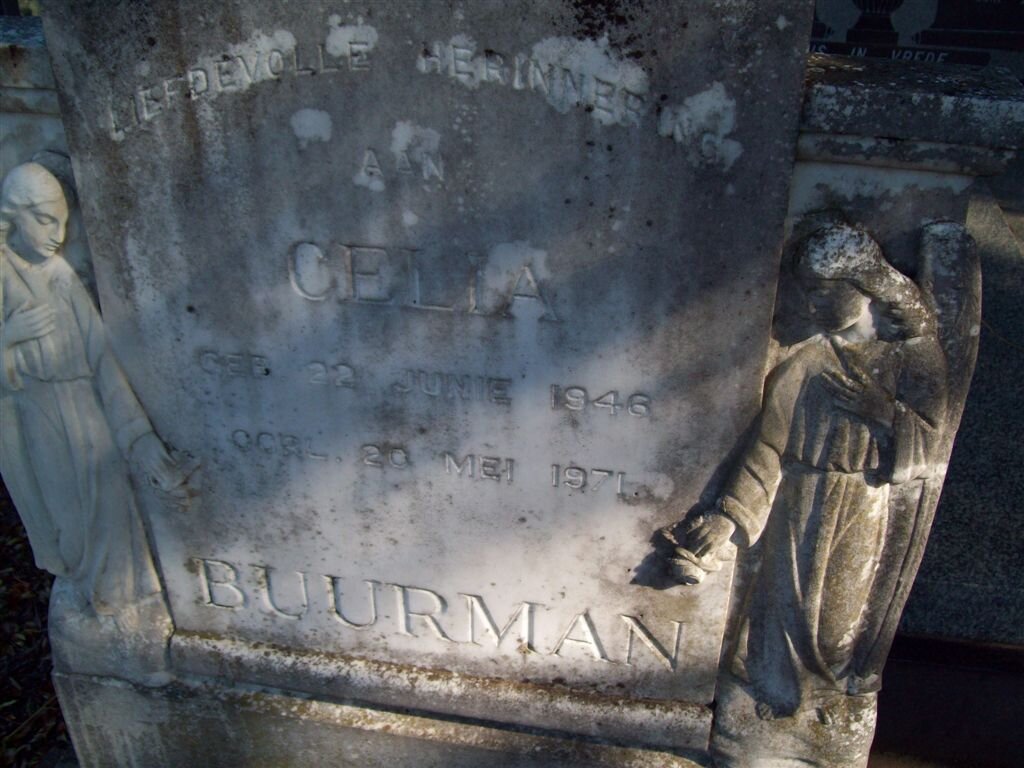 BUURMAN Celia 1946-1971