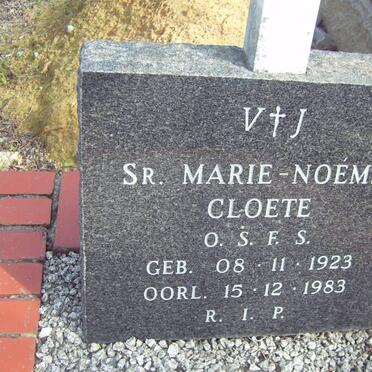 CLOETE Marie-Noëmie 1923-1983