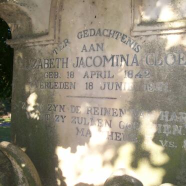 CLOETE Elizabeth Jacomina 1842-1931