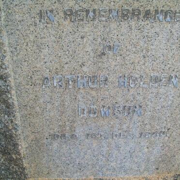 DOWSON Arthur Holden -1940