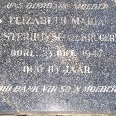 ESTERHUYSE Elizabeth Maria nee KRUGER -1947