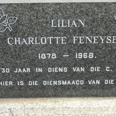 FENEYSEY Lilian Charlotte 1878-1968