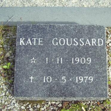 GOUSSARD Kate 1909-1979