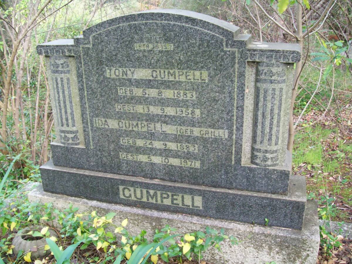 GUMPELL Tony 1883-1958 &amp; Ida GRILL 1883-1971