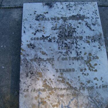 GERICKE Walter Herbert 1912-1933