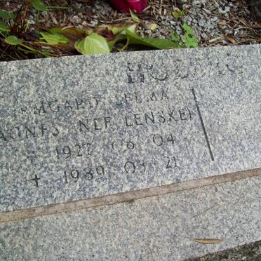 HOBERG  ?..mgard Selma Agnes nee LENSKE 1927-1989