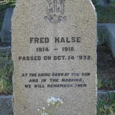 HALSE Fred 1886-1932