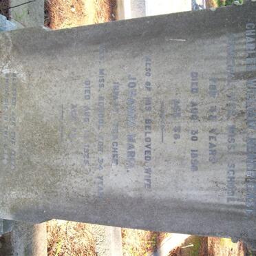 HENDRICKSE Charles William -1898 &amp; Johanna Maria -1925